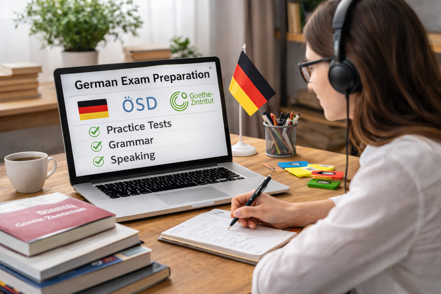 πιστοποιήσεις γερμανικών γερμανικά για ενήλικες online μαθήματα γερμανικών προετοιμασία εξετάσεων γερμανικών Goethe ÖSD Telc